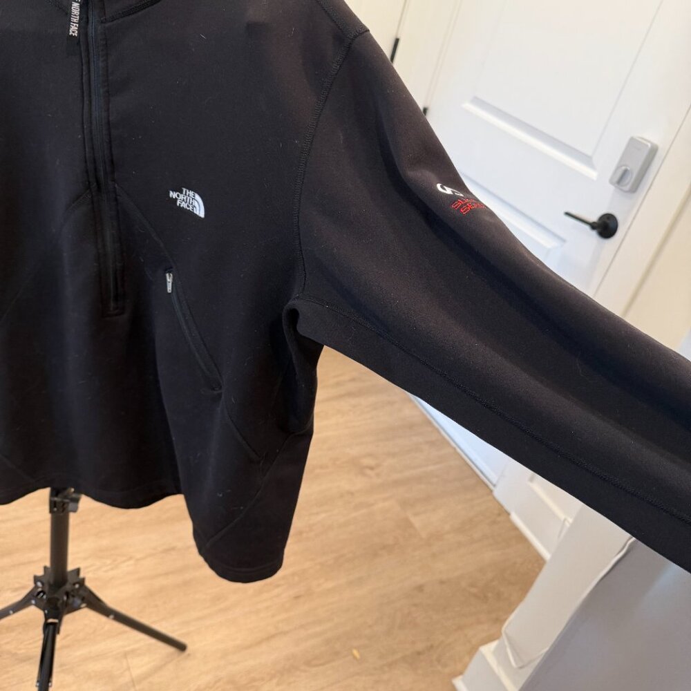 The North Face Summit Series Softshell Half Zip Jacket Black Mens Large - Picture 8 of 14